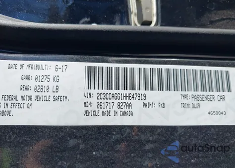 2017 Chrysler 300 300S Awd из США, поврежденный, VIN 2C3CCAGG1HH647919